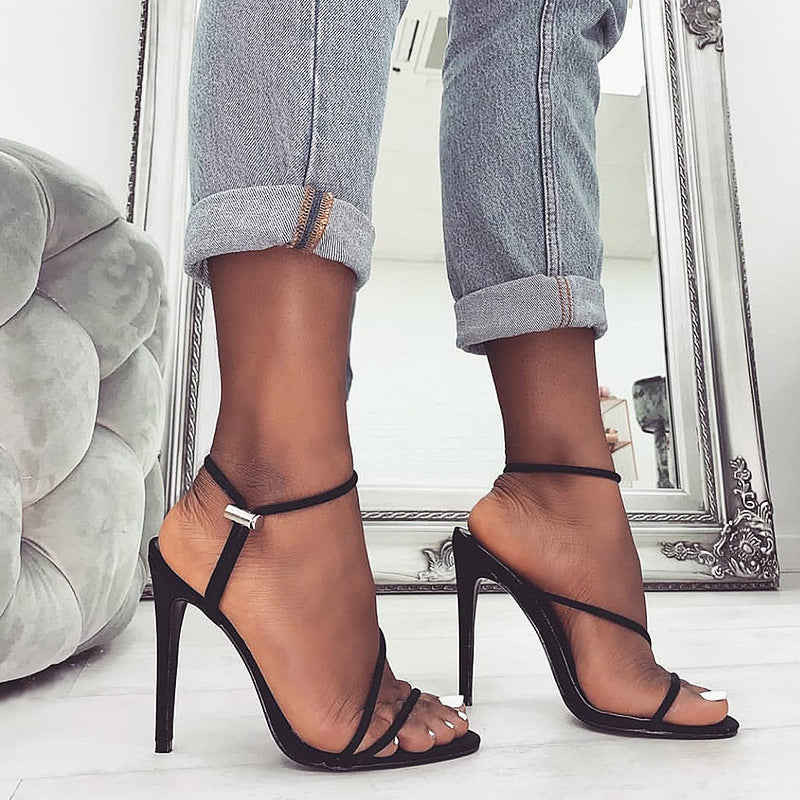 Candy bright high heels plus size women's shoes